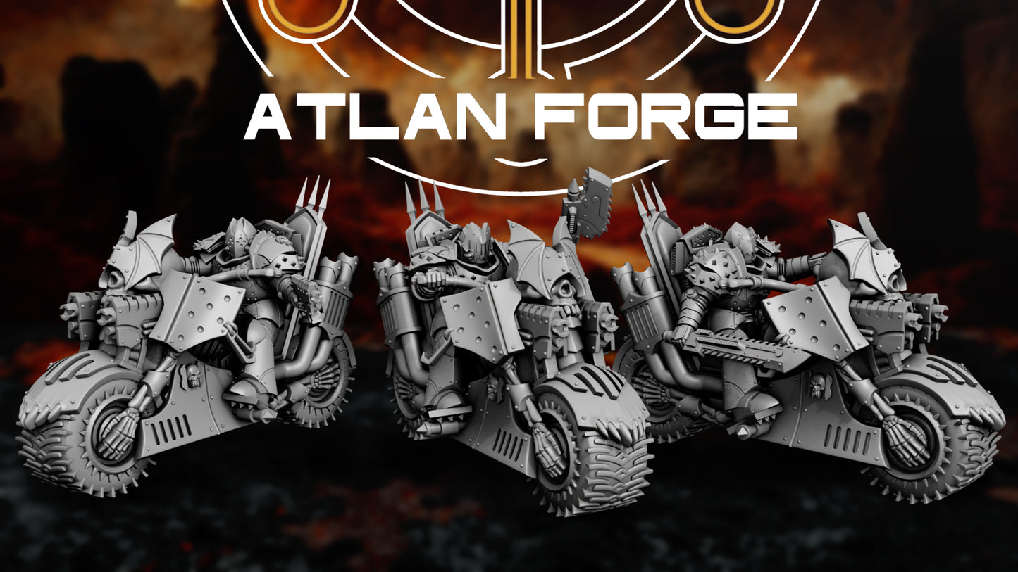 Vampire Bikers (3-Unit Set) by Atlan Forge