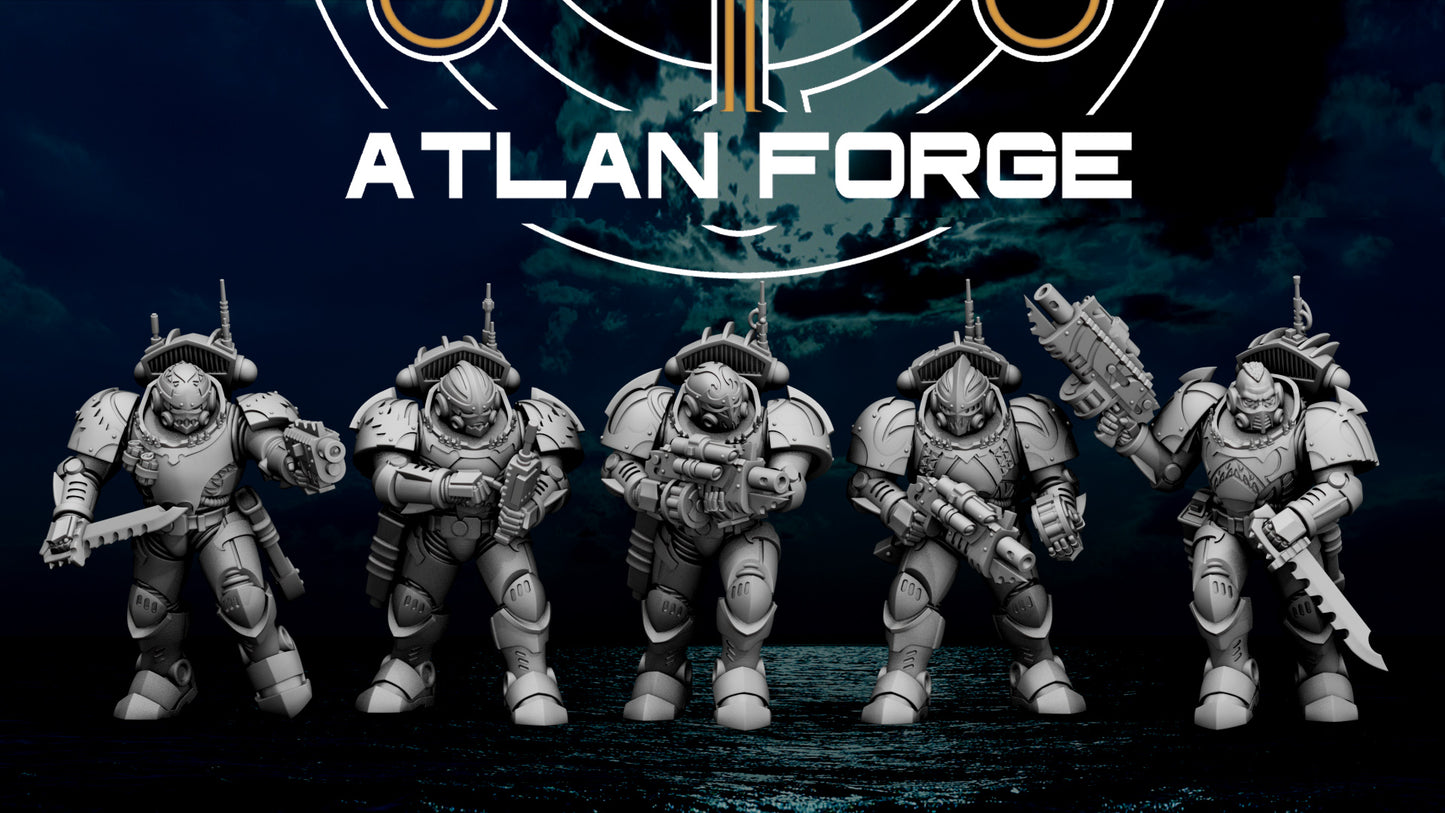 Wai Toa Tutai (Scouts) (5-Unit Set) by Atlan Forge