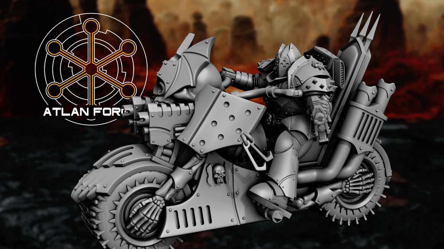 Vampire Bikers (3-Unit Set) by Atlan Forge