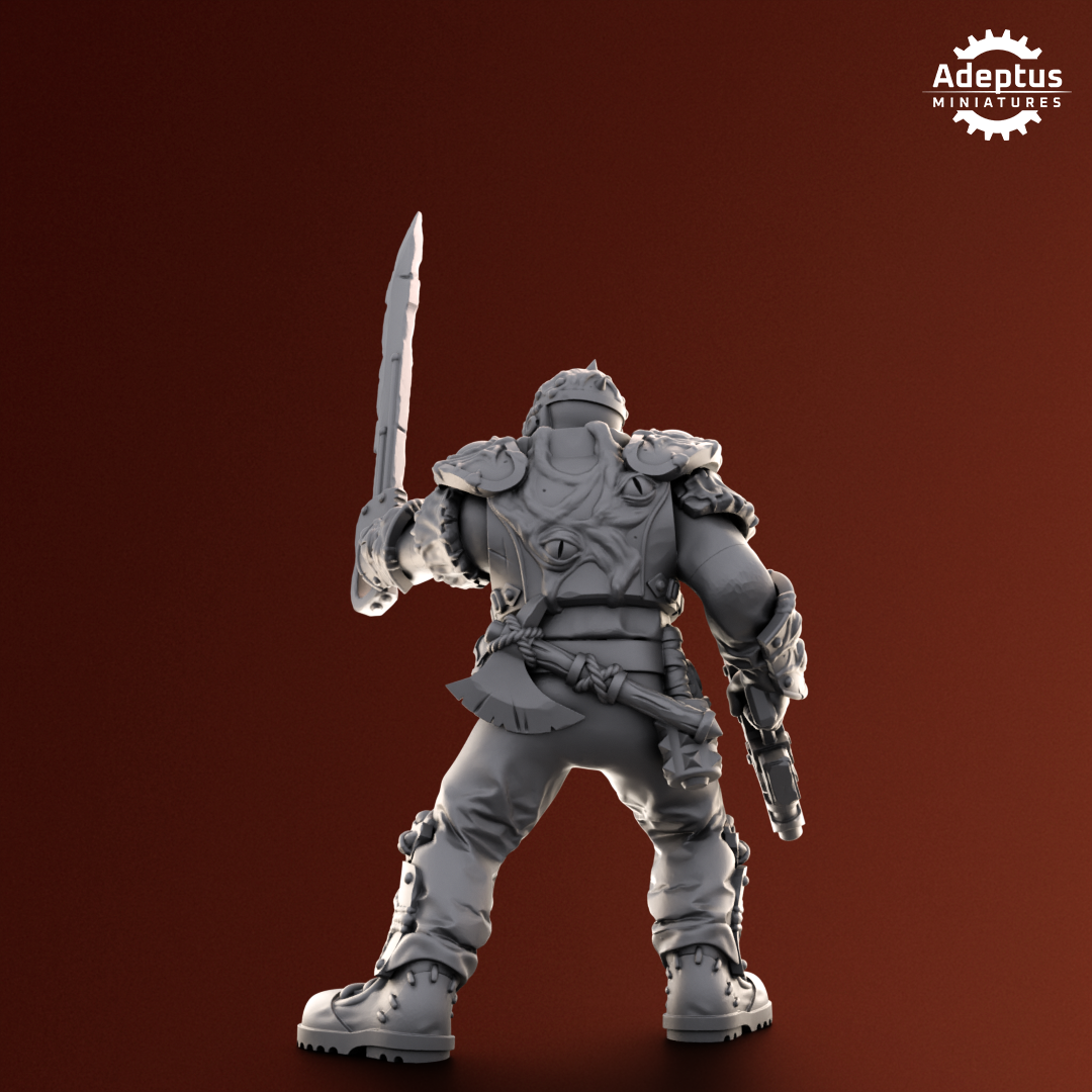 Rotmark Legion-Command Squad- Renegades and Heretics (4-Unit Kit or Single Model) by Adeptus Miniatures
