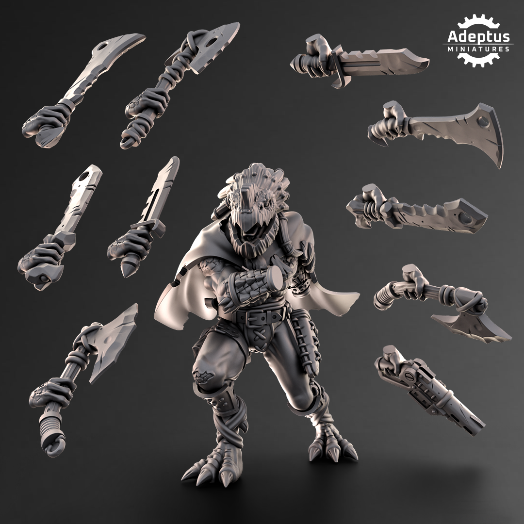 Fleshstalkers- Hunters (5-Unit Kit or Single Model) by Adeptus Miniatures