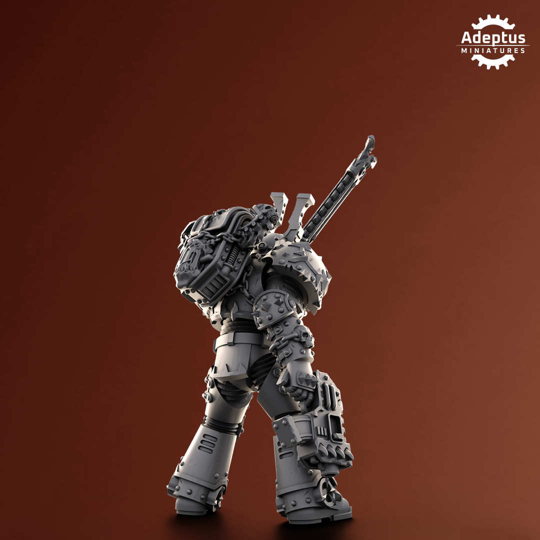 Ironflayers-Chaos Space Knights (5-Unit Kit or Single Model) by Adeptus Miniatures