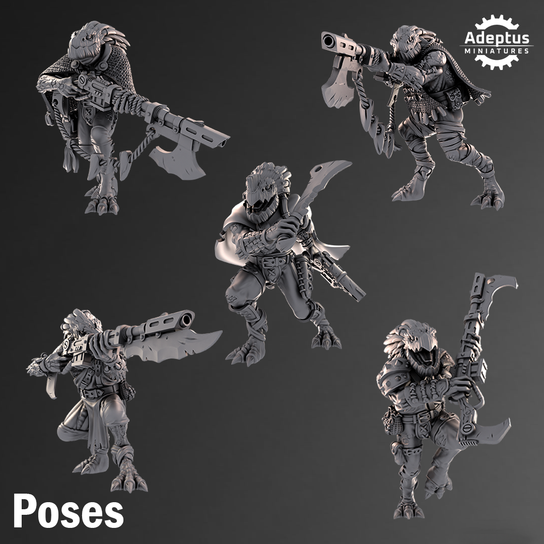 Fleshstalkers- Hunters (5-Unit Kit or Single Model) by Adeptus Miniatures