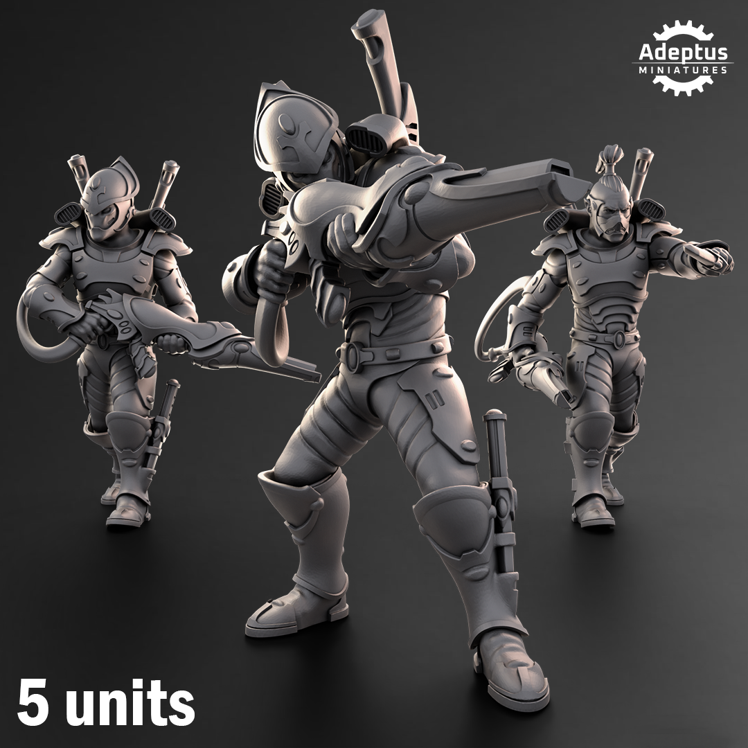 Starshades-Elarathi (5-Unit Kit or Single Model) by Adeptus Miniatures