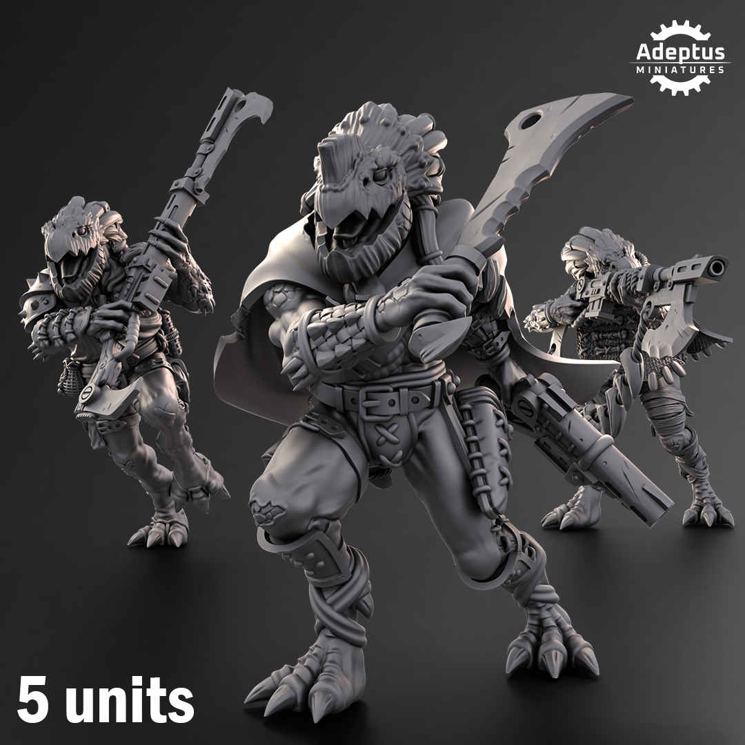 Fleshstalkers- Hunters (5-Unit Kit or Single Model) by Adeptus Miniatures