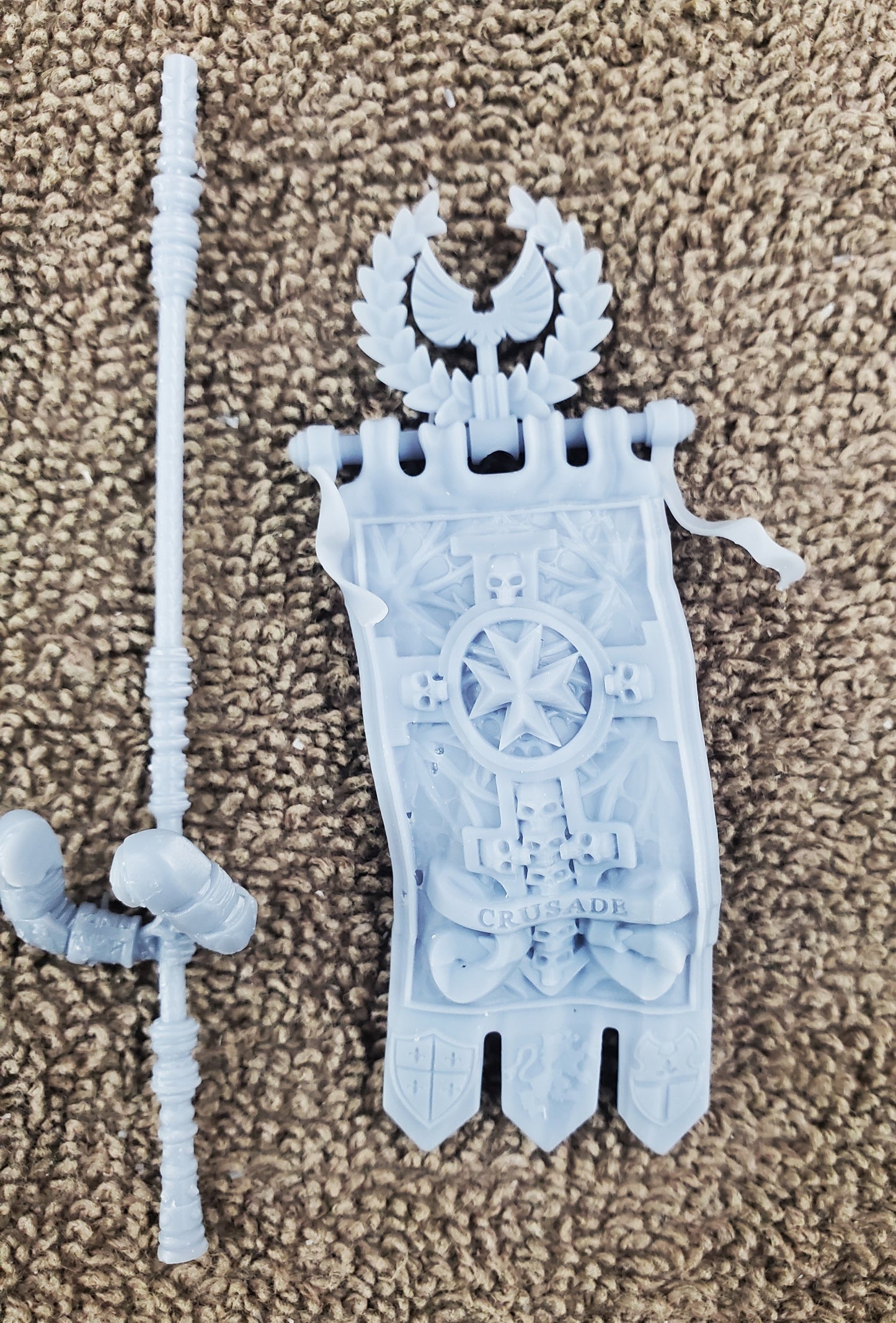 Templar War Banners and Standard Bearer by Atlan Forge