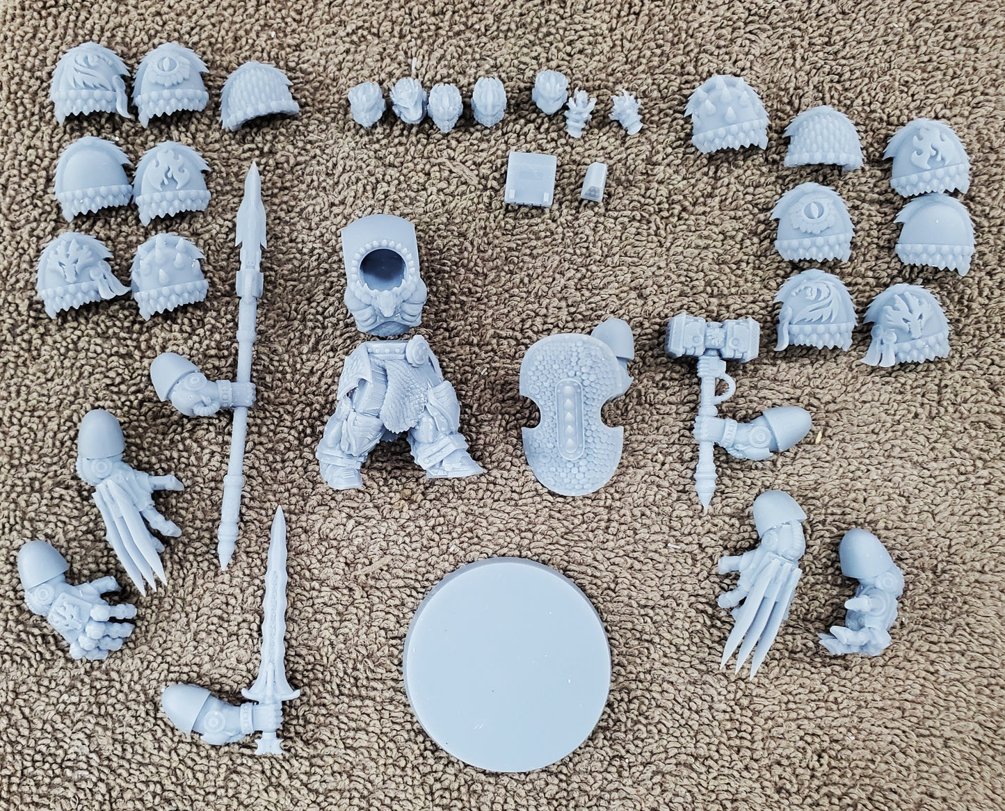 Partial set printed in our shop to show possible combinations. Full set pictures will be added in the future.