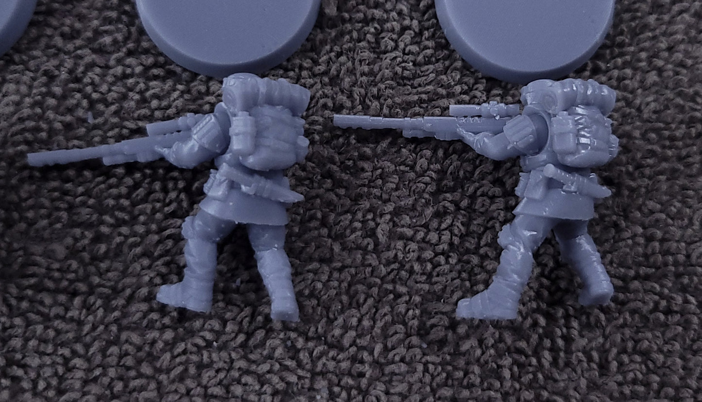 Khaleeth Regiment-Snipers (3-Unit Kit or Single Model) by Adeptus Miniatures