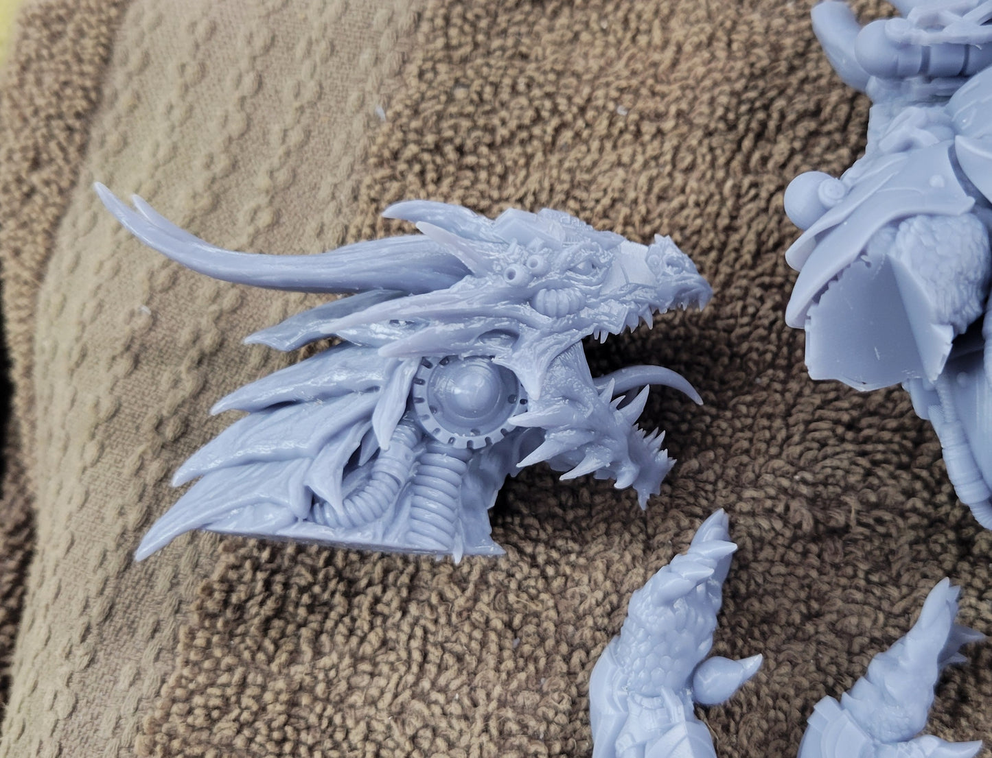 Cybernetic Battle Dragon (With or Without Rider) by Atlan Forge