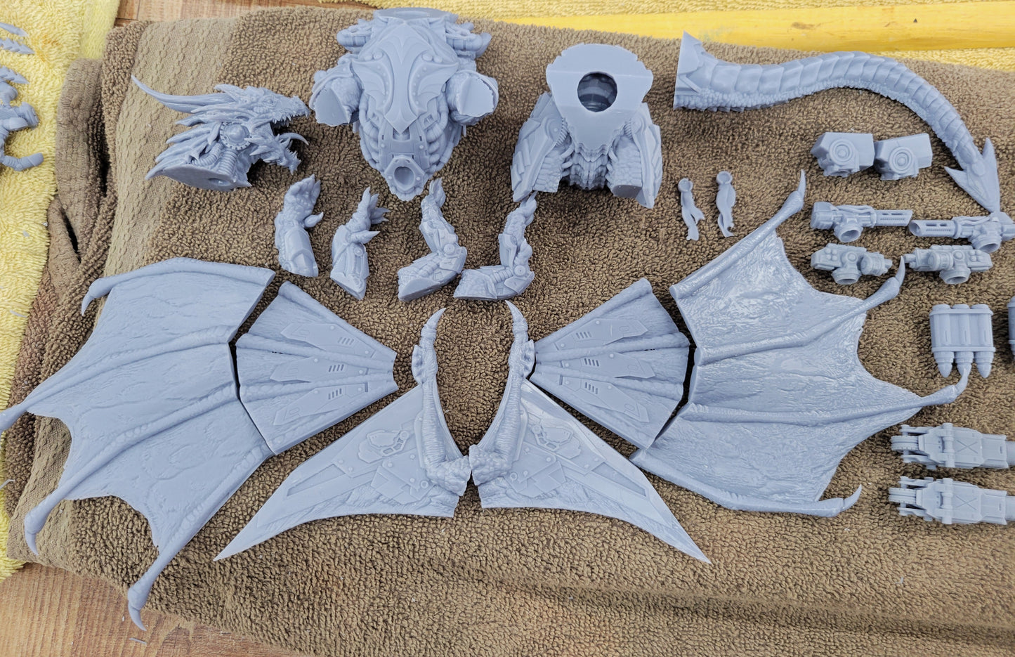 Cybernetic Battle Dragon (With or Without Rider) by Atlan Forge
