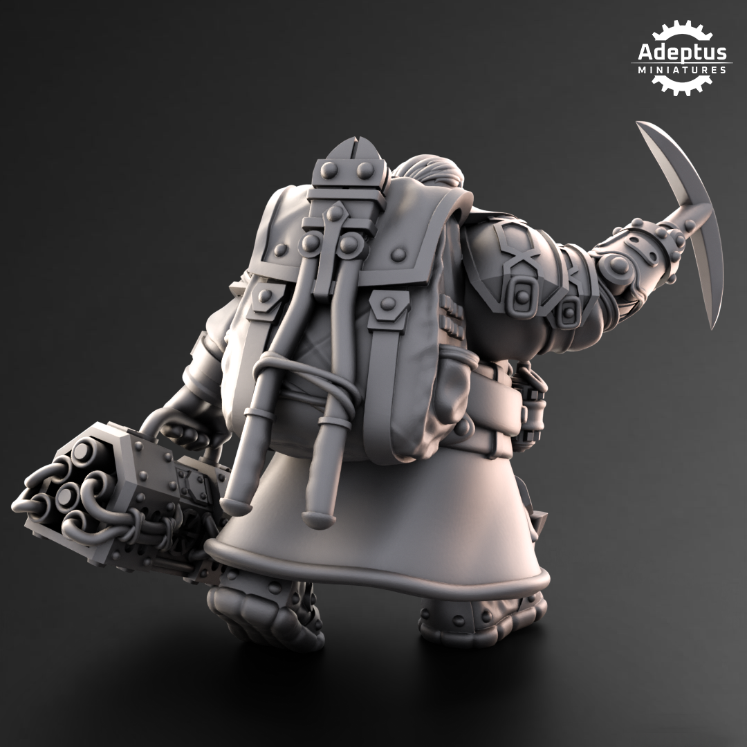 Kill Squad- Dwarves (10-Unit Kit or Single Model) by Adeptus Miniatures