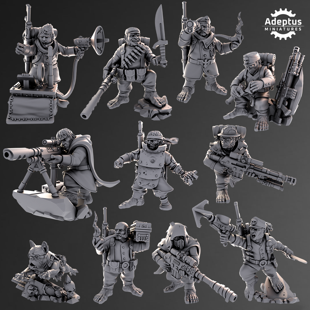 Kill Squad- Nimblers (11-Unit Kit or Single Model) by Adeptus Miniatures