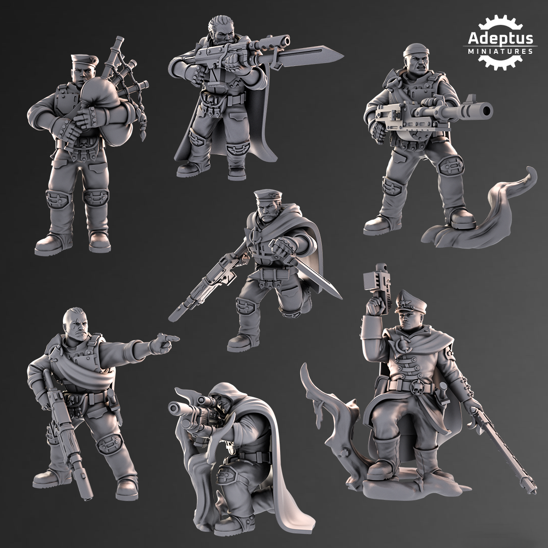 Vael's Ghosts (7-Unit Kit or Single Model) by Adeptus Miniatures