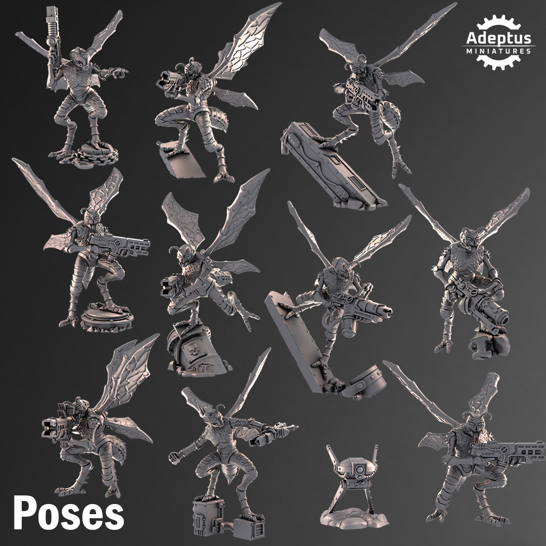 Kill Squad- Death Stingers (11-Unit Kit or Single Model) by Adeptus Miniatures
