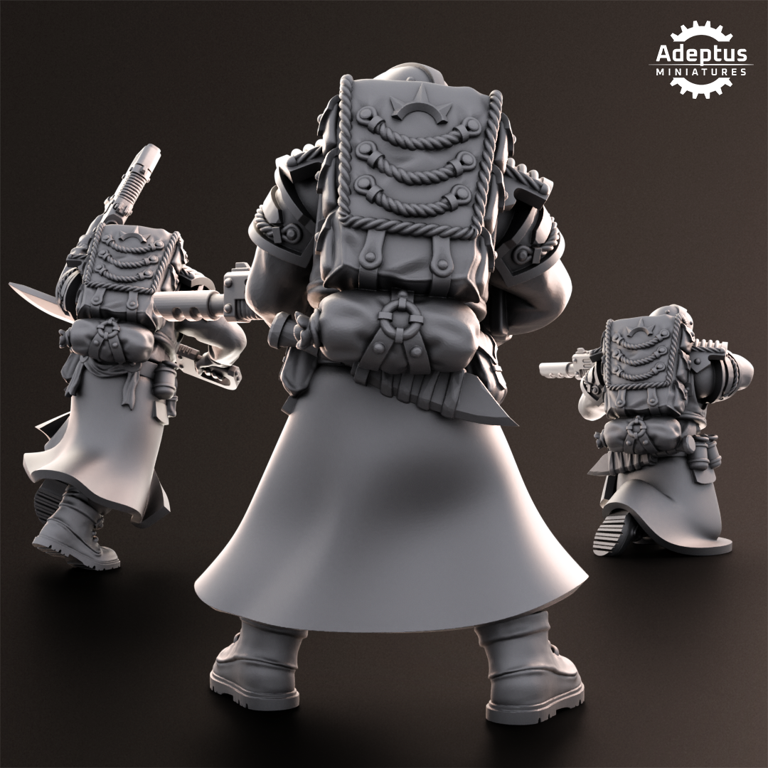 Nightcloak Regiment- Squad of the Imperial Force (20-Unit Kit or Single Model) by Adeptus Miniatures