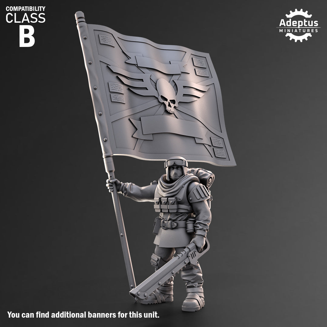 Khaleeth Regiment-Command Squad (4-Unit Kit or Single Model) by Adeptus Miniatures