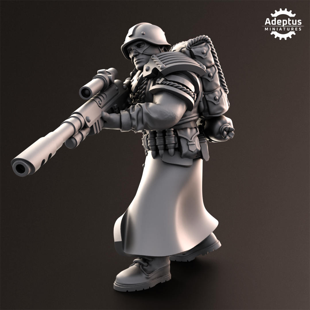 Nightcloak Regiment- Snipers Squad- Imperial Force (3-Unit Kit or Single Model) by Adeptus Miniatures