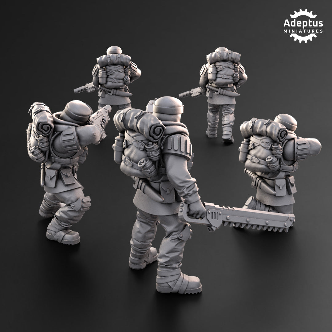 Khaleeth Regiment-Squad (10-Unit Kit or Single Model) by Adeptus Miniatures
