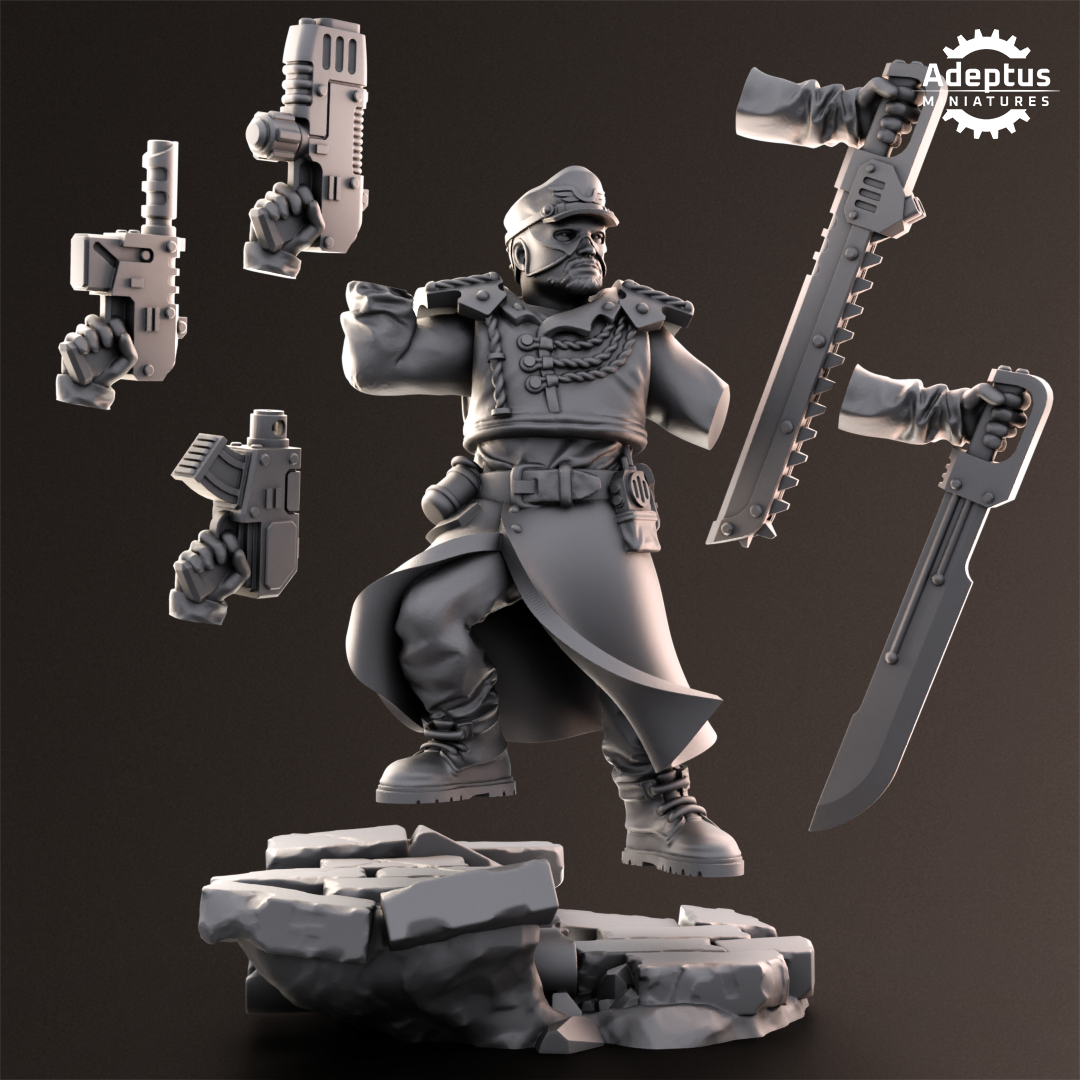 Nightcloak Regiment- Commander- Imperial Force by Adeptus Miniatures
