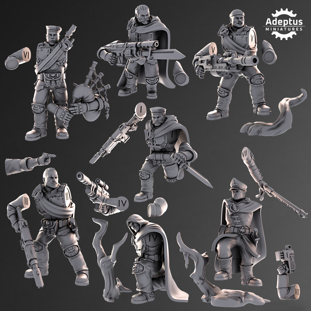 Vael's Ghosts (7-Unit Kit or Single Model) by Adeptus Miniatures