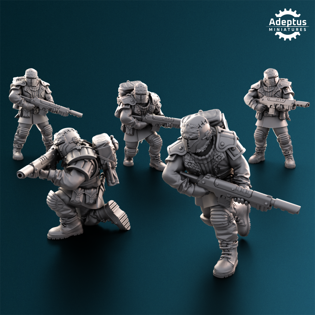 Winterline Force-Squad of the Imperial Force (20-Unit Kit) by Adeptus Miniatures