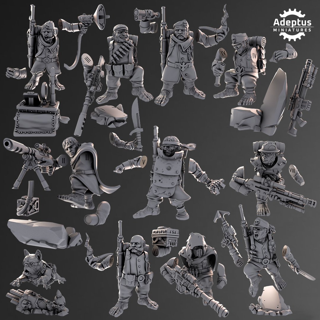 Kill Squad- Nimblers (11-Unit Kit or Single Model) by Adeptus Miniatures
