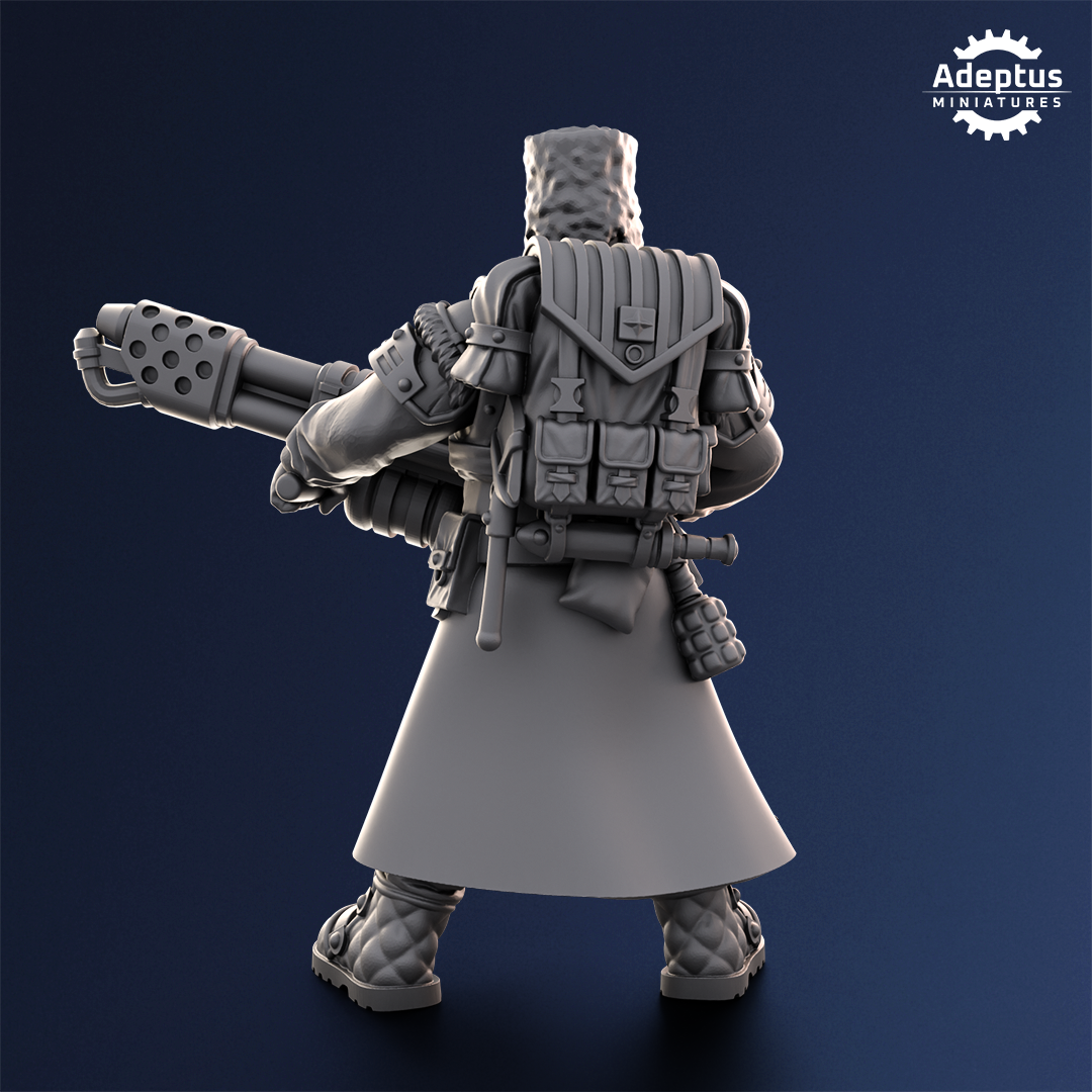 Coldreach Regiment- Special Weapons Squad (4-Unit Kit or Single Model) by Adeptus Miniatures