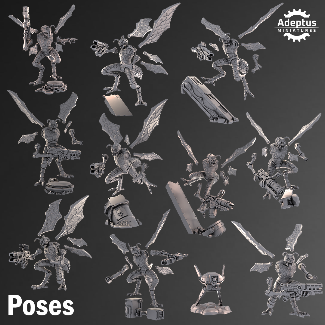 Kill Squad- Death Stingers (11-Unit Kit or Single Model) by Adeptus Miniatures