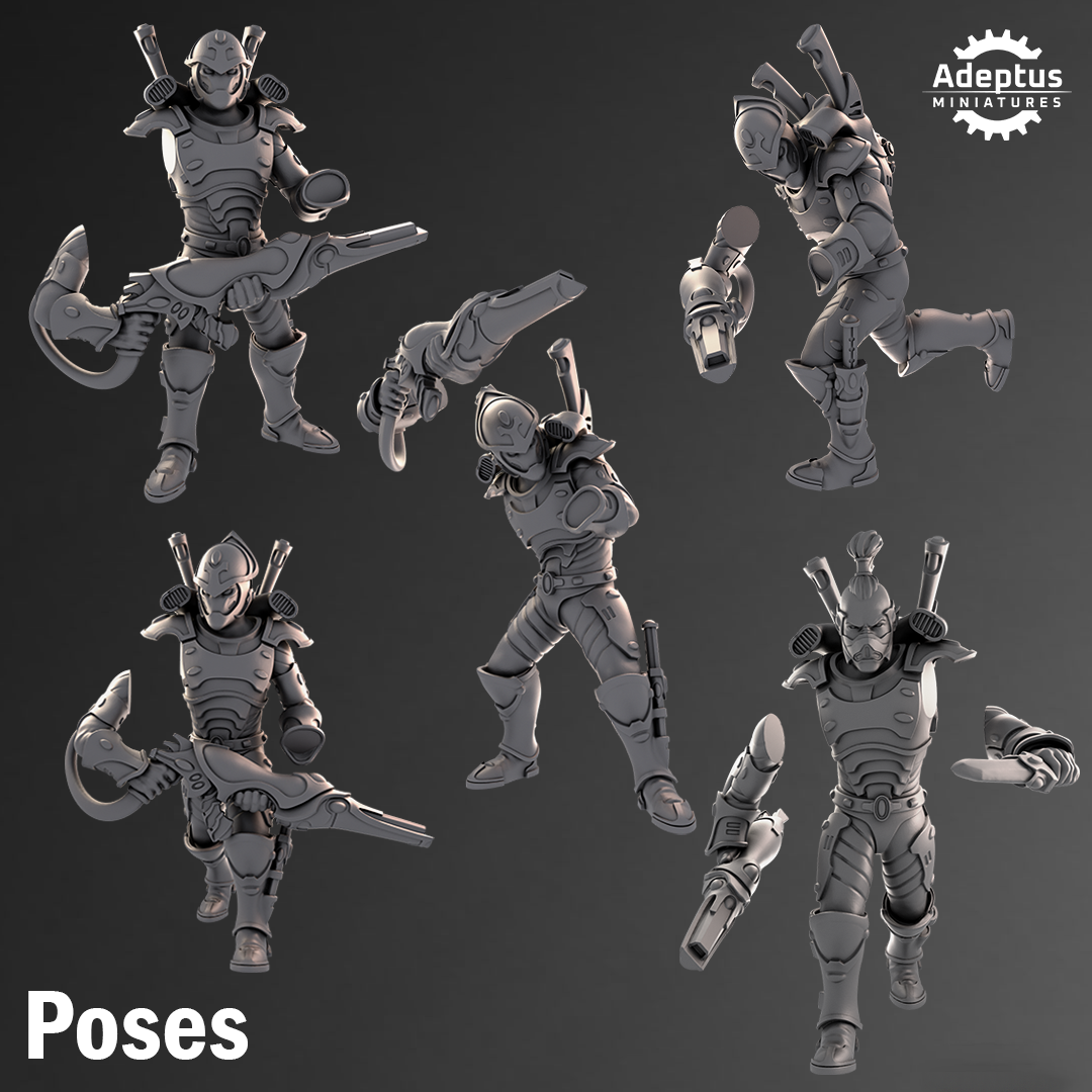 Starshades-Elarathi (5-Unit Kit or Single Model) by Adeptus Miniatures