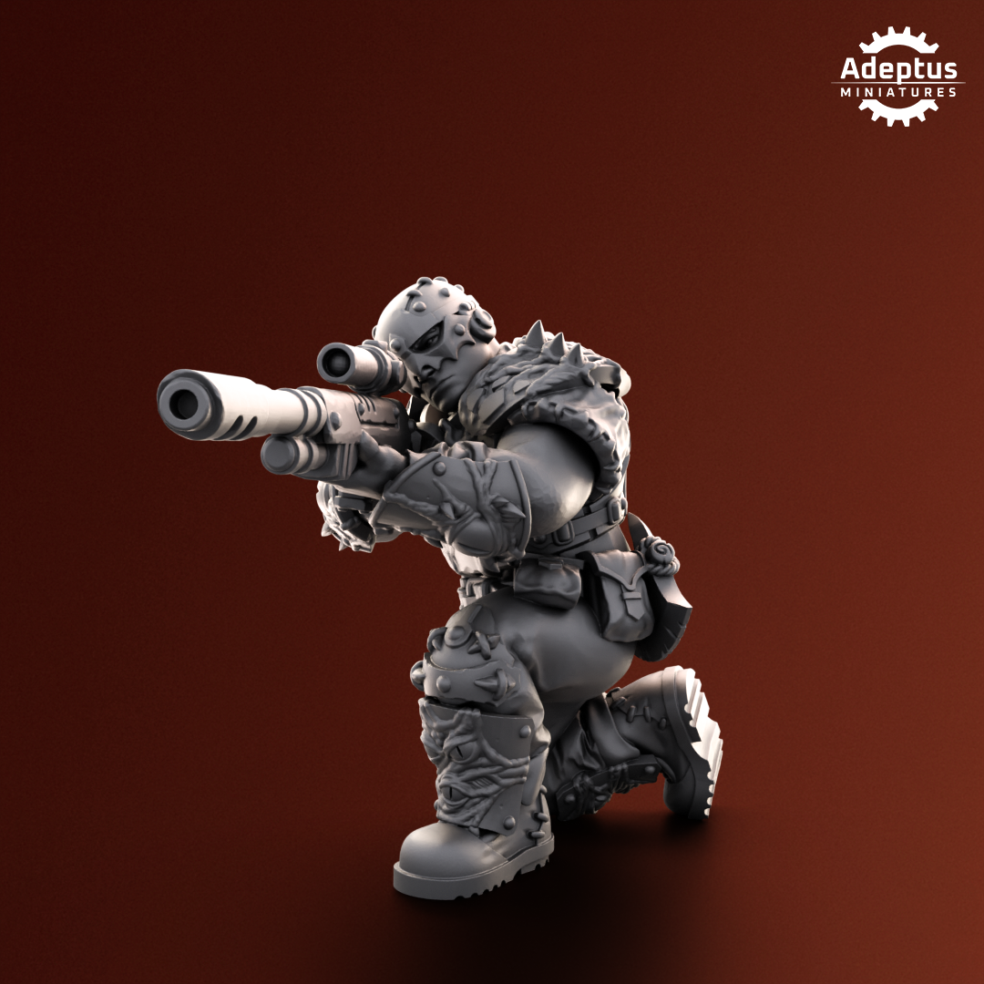 Rotmark Legion-Sniper Squad- Renegades and Heretics (3-Unit Kit or Single Model) by Adeptus Miniatures