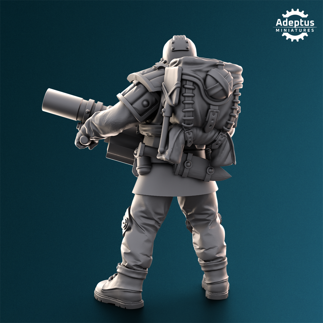 Winterline Forces- Special Weapons Squad- Imperial Force (4-Unit Kit or Single Model) by Adeptus Miniatures