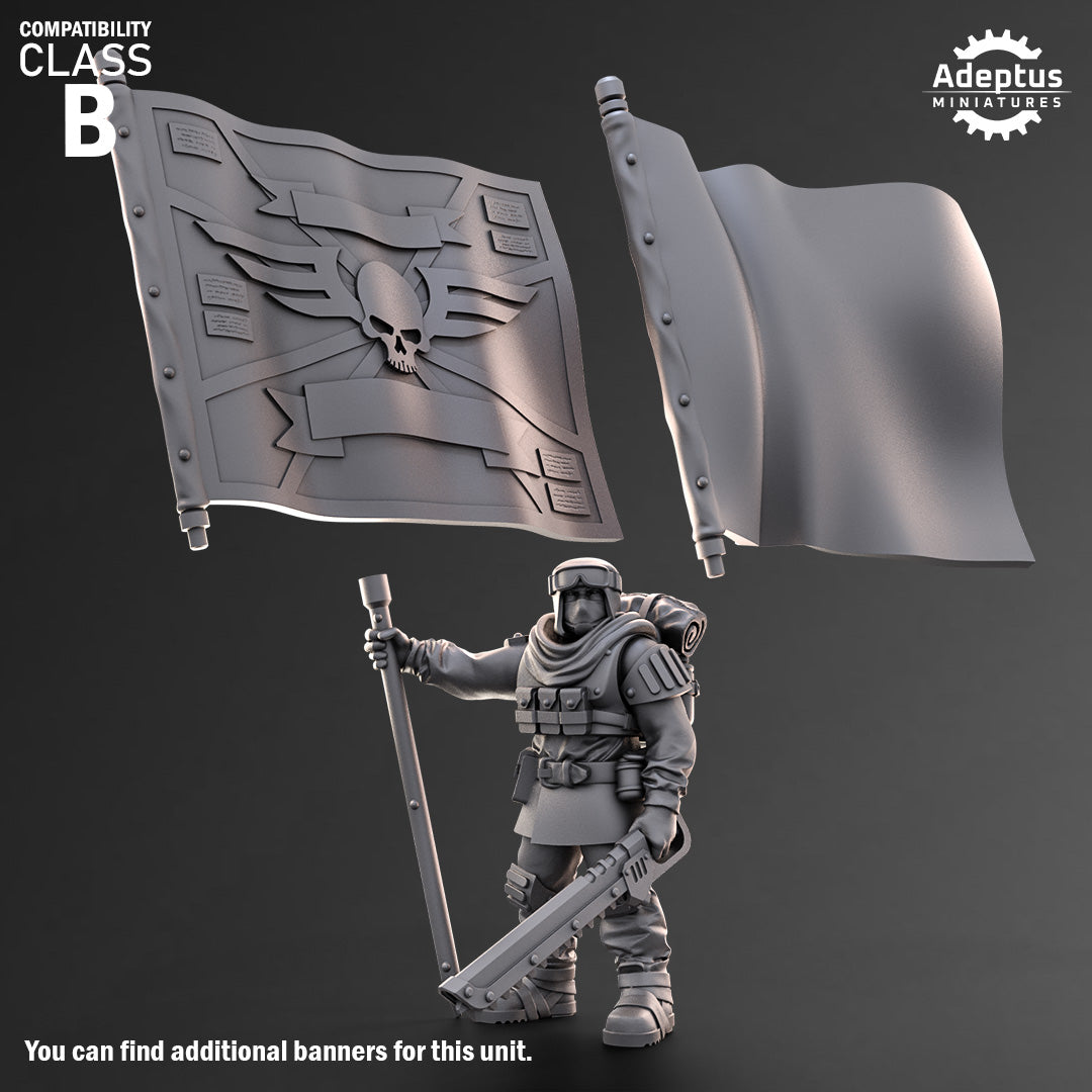 Khaleeth Regiment-Command Squad (4-Unit Kit or Single Model) by Adeptus Miniatures