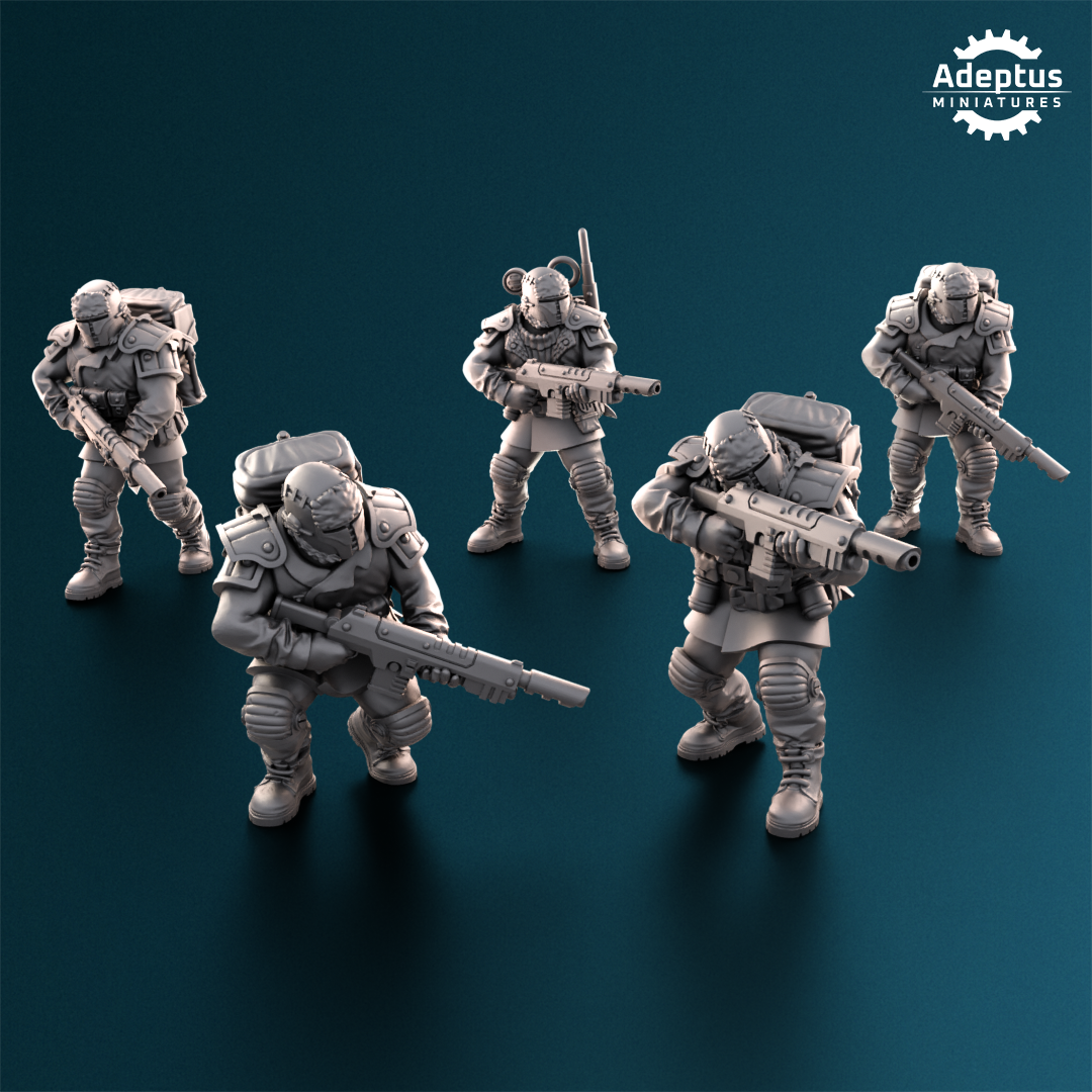 Winterline Force-Squad of the Imperial Force (20-Unit Kit) by Adeptus Miniatures