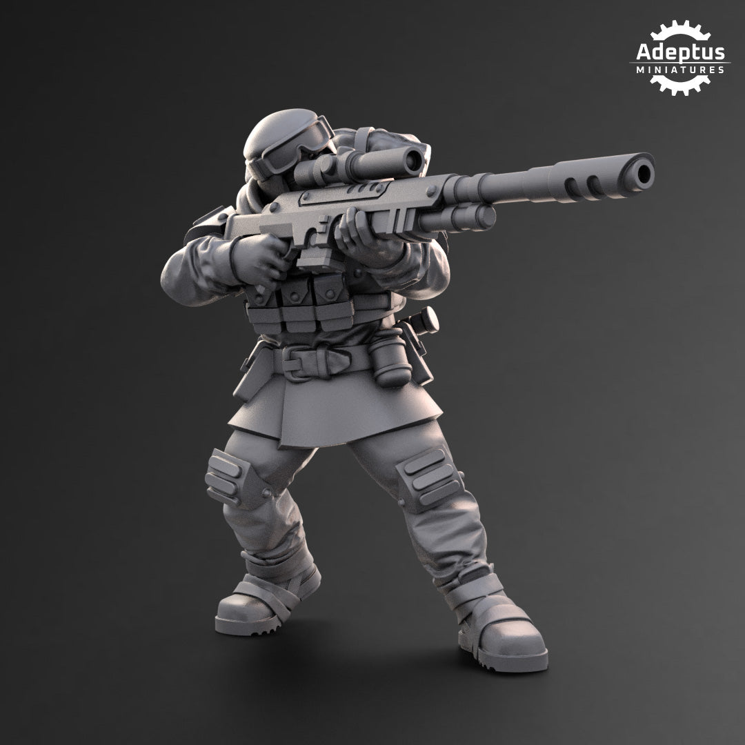 Khaleeth Regiment-Snipers (3-Unit Kit or Single Model) by Adeptus Miniatures
