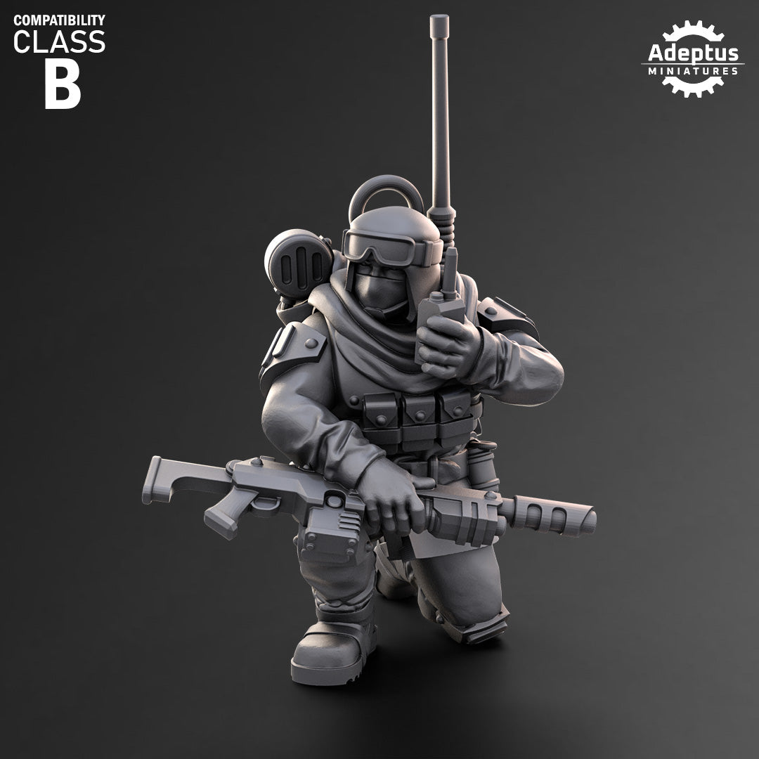 Khaleeth Regiment-Command Squad (4-Unit Kit or Single Model) by Adeptus Miniatures