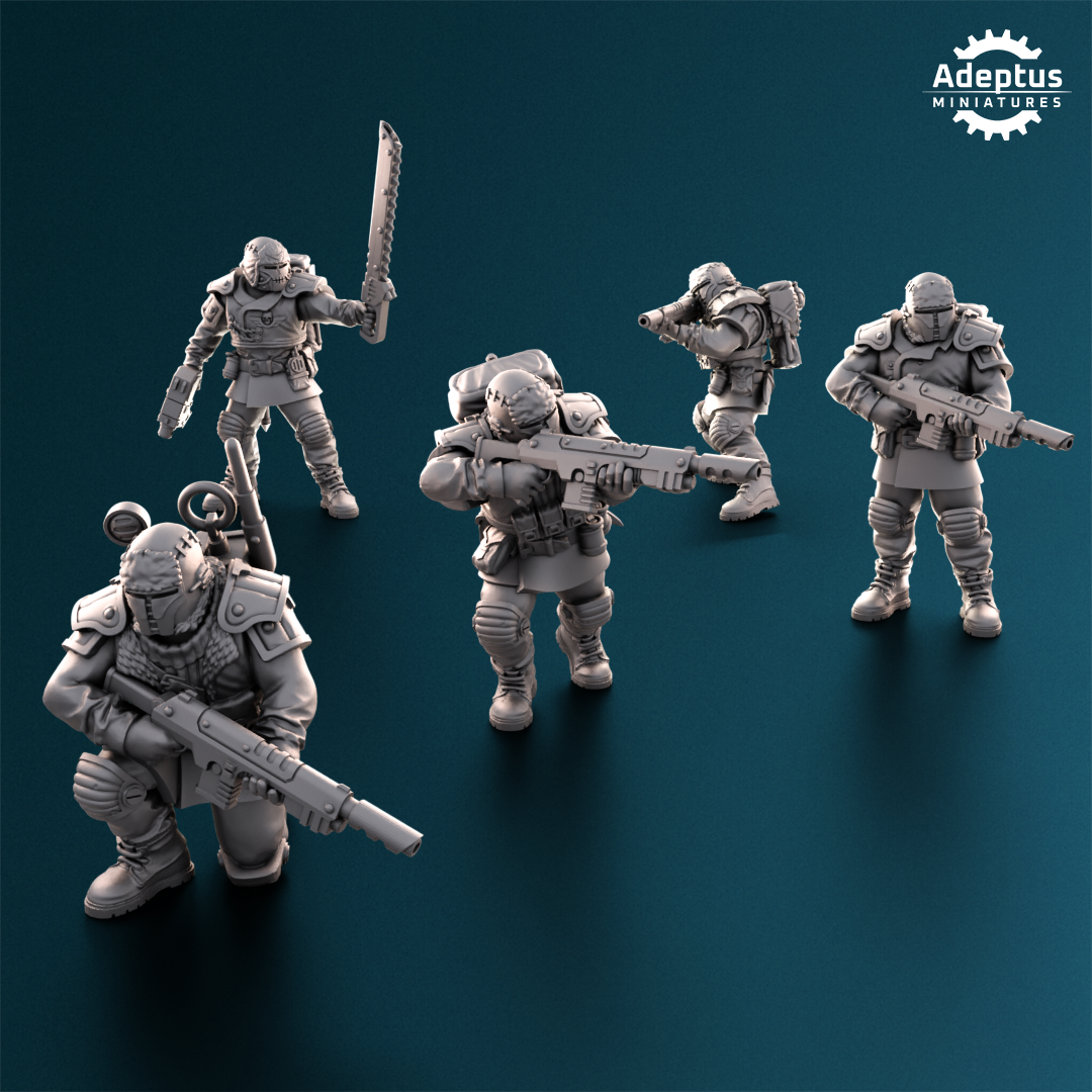 Winterline Force-Squad of the Imperial Force (20-Unit Kit) by Adeptus Miniatures