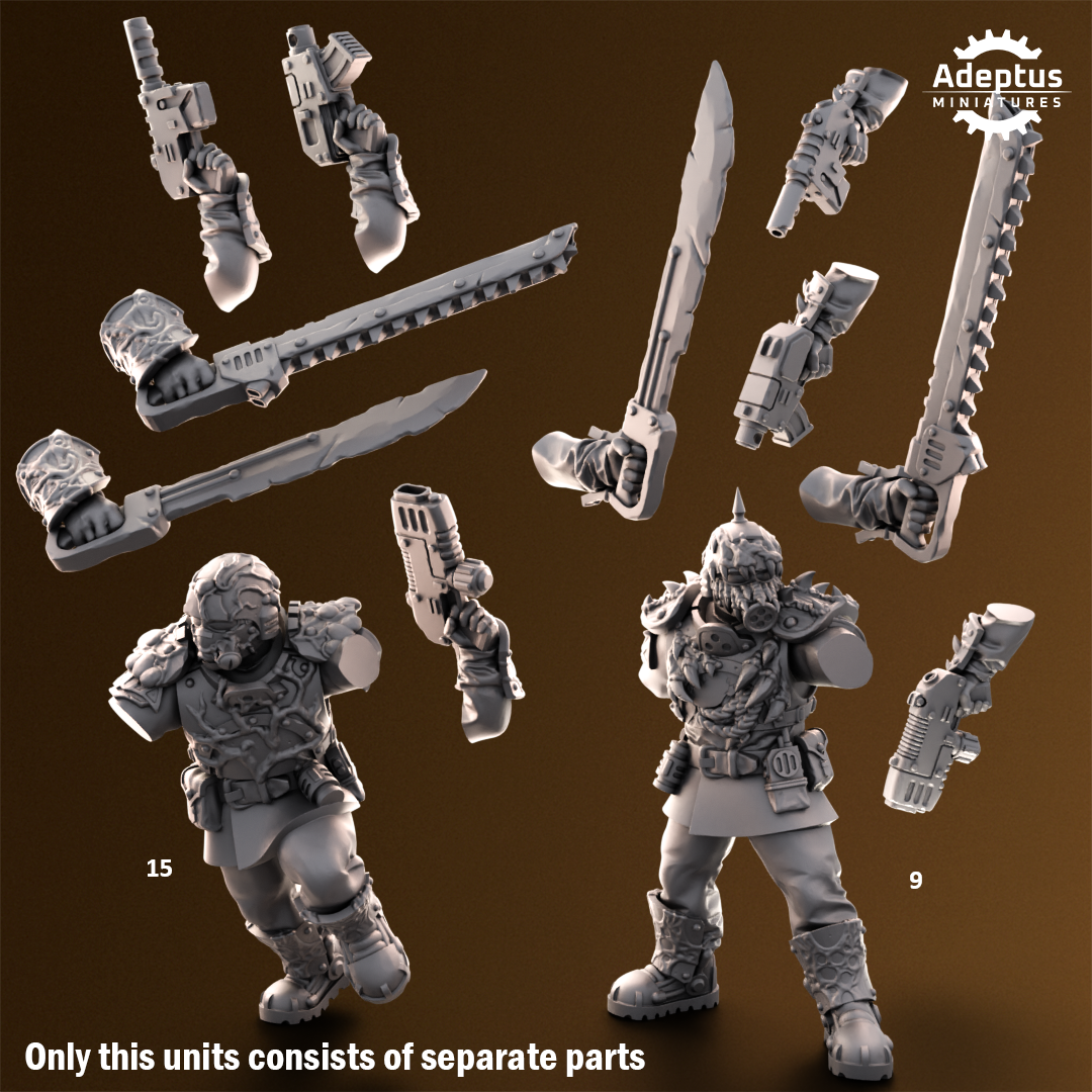 Sporeblight Regiment-Squad (20-Unit Kit or Single Model) by Adeptus Miniatures