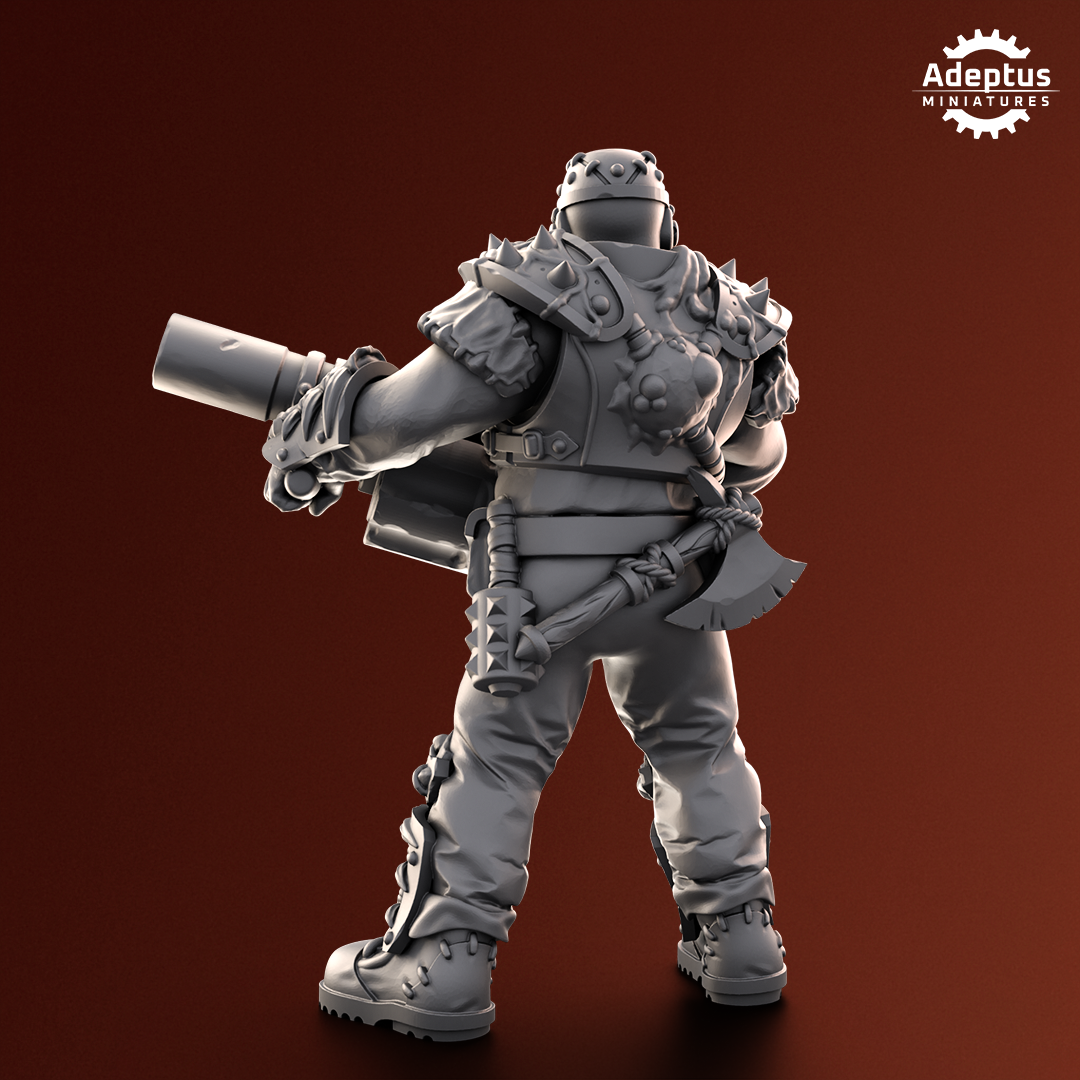 Rotmark Legion-Special Weapons Squad- Renegades and Heretics (4-Unit Kit or Single Model) by Adeptus Miniatures