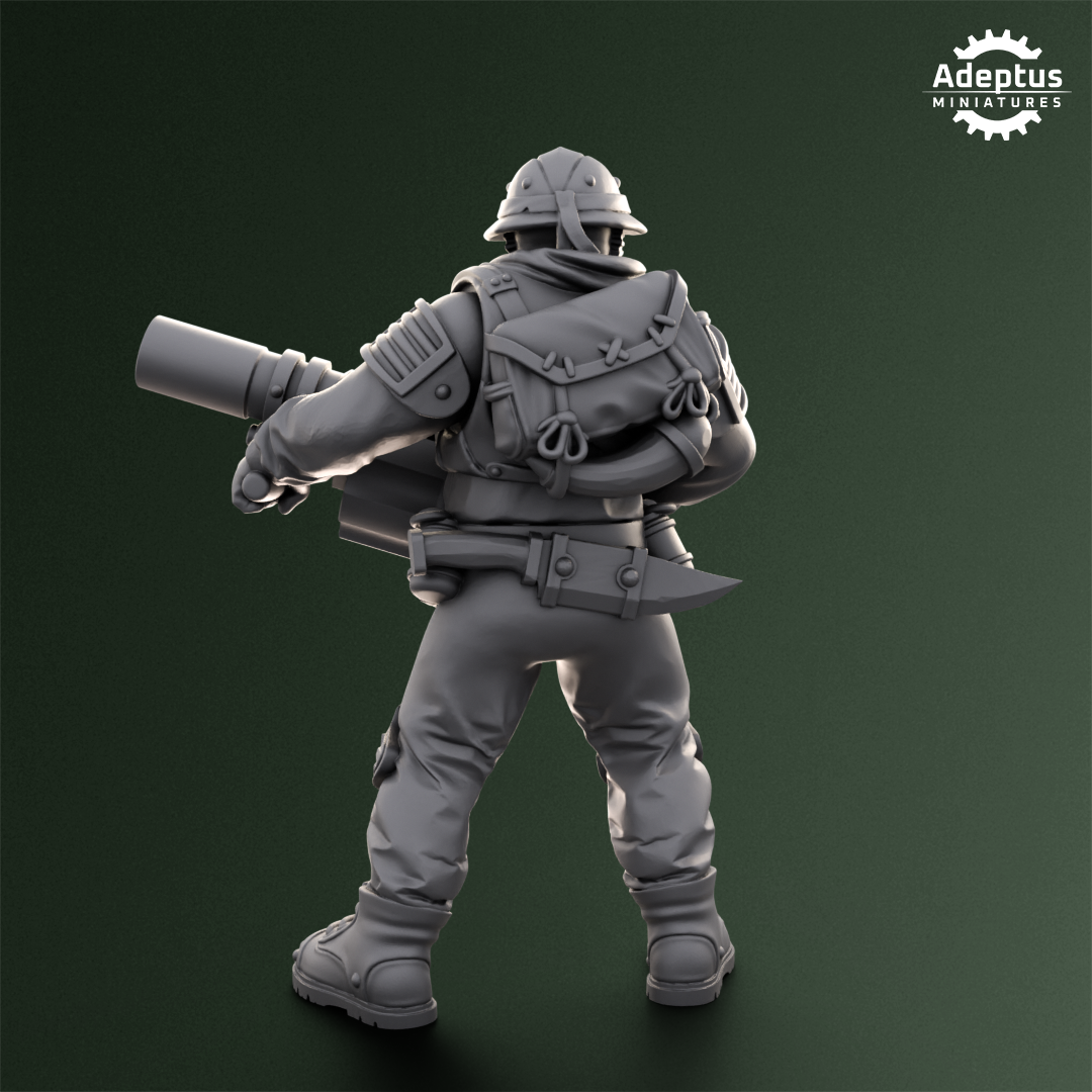 Shadowmarch Battalion-Special Weapons Squad (4-Unit Kit or Single Model) by Adeptus Miniatures