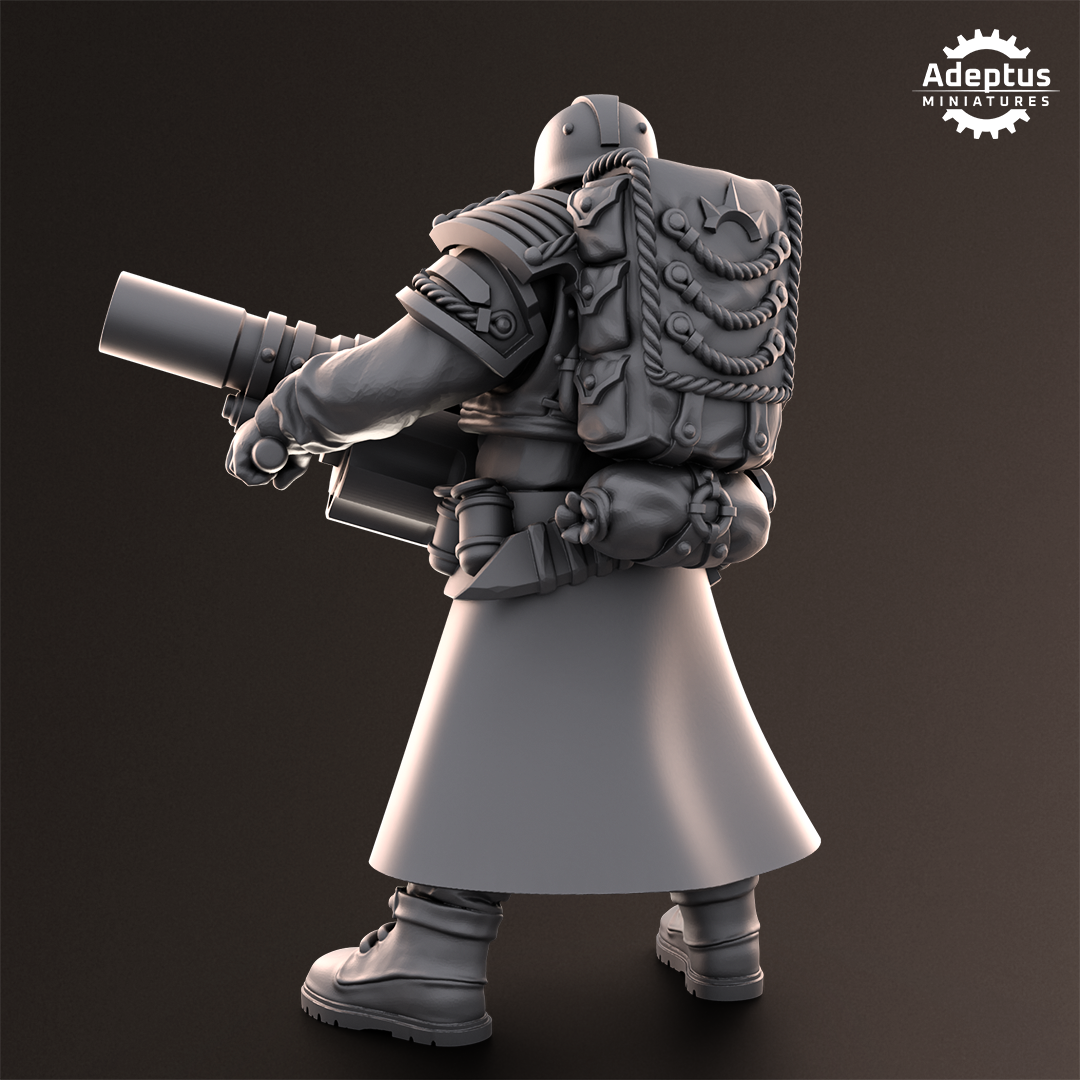 Nightcloak Regiment- Special Weapons Squad of the Imperial Force (4-Unit Kit or Single Model) by Adeptus Miniatures
