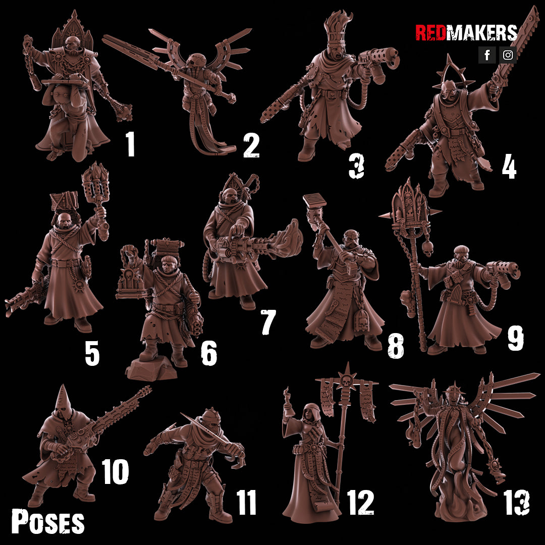 Kill Squad- Hallowed Flame (13-Unit Kit or Single Model) by Adeptus Miniatures