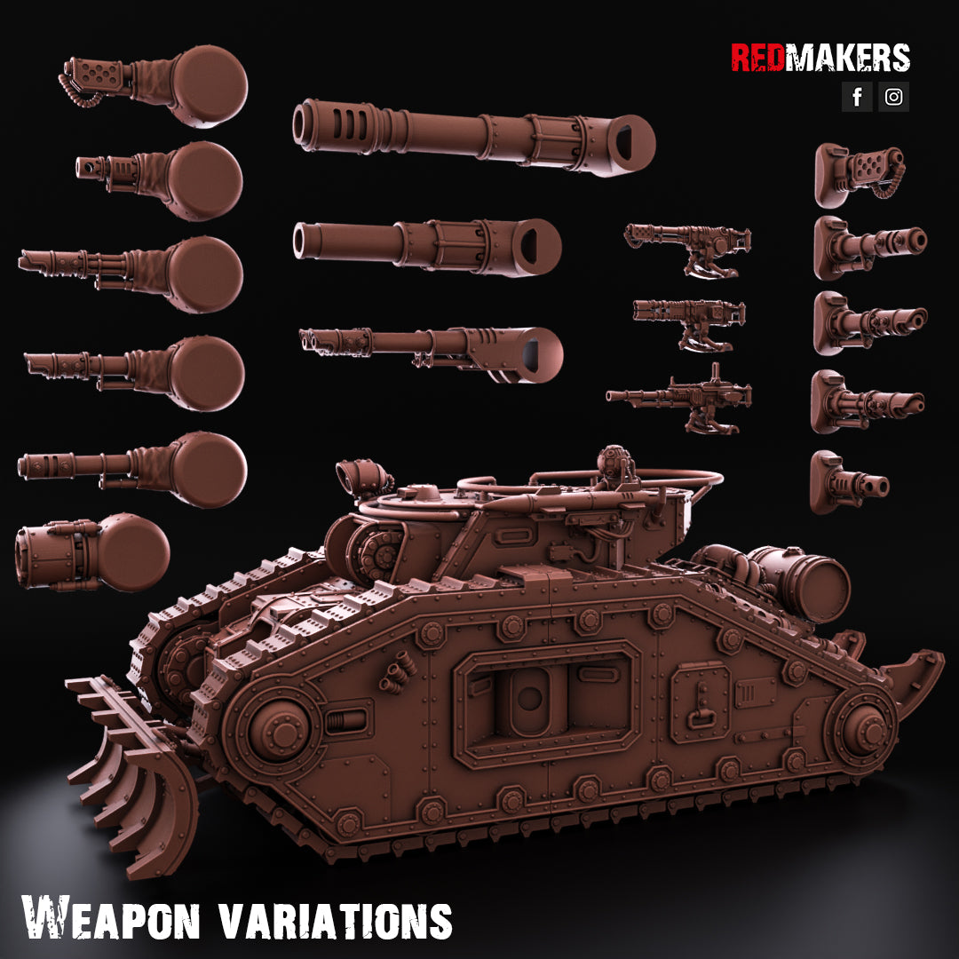 Bastion Solar Heavy Tank- Imperial Force (All Weapon Options) by RedMakers