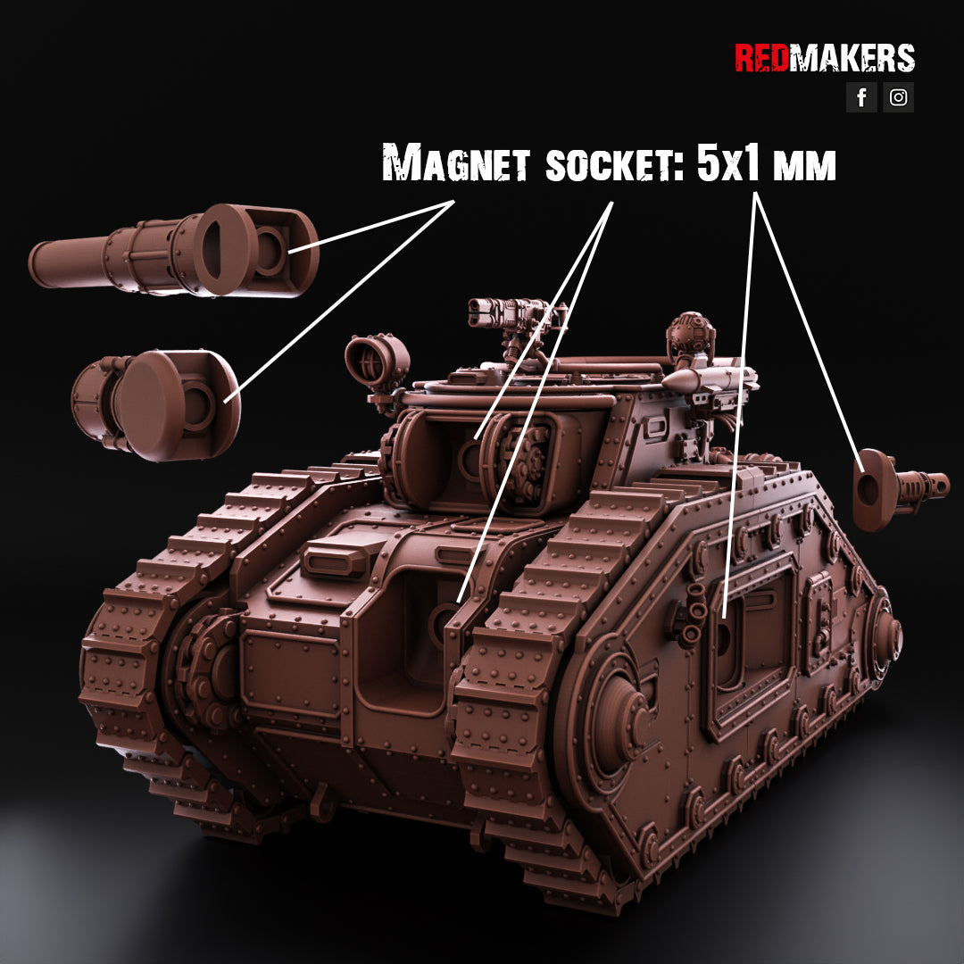 Bastion Solar Heavy Tank- Imperial Force (All Weapon Options) by RedMakers