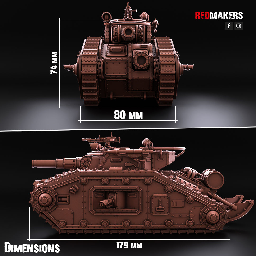 Bastion Solar Heavy Tank- Imperial Force (All Weapon Options) by RedMakers
