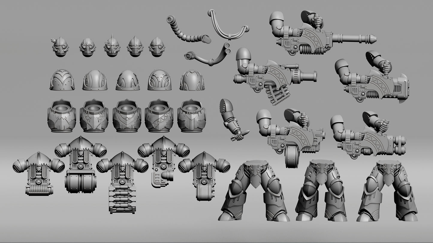 Wai Toa Delugers (5-Unit Set) by Atlan Forge