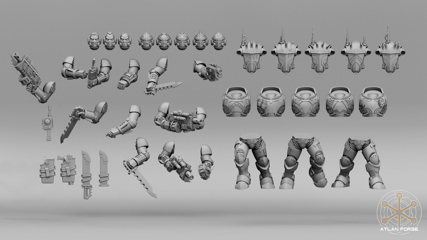 Wai Toa Tutai (Scouts) (5-Unit Set) by Atlan Forge