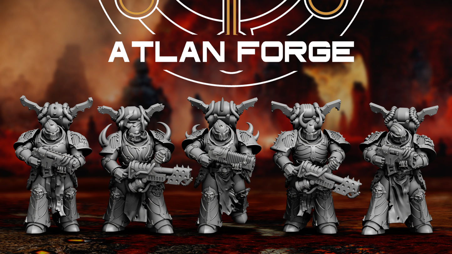 Hades Dark Troopers (5-Unit Set) by Atlan Forge