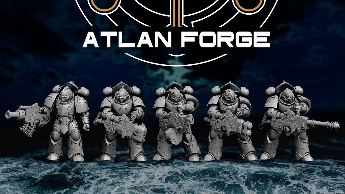 Wai Toa Delugers (5-Unit Set) by Atlan Forge