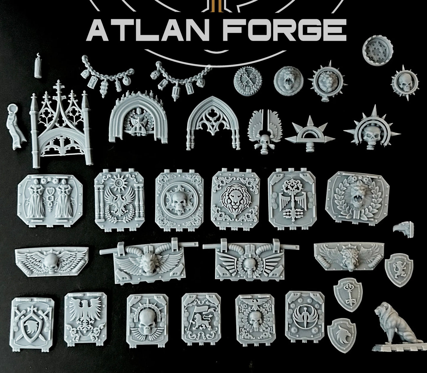 Angelic (Gothic) Vehicle Ornaments by Atlan Forge