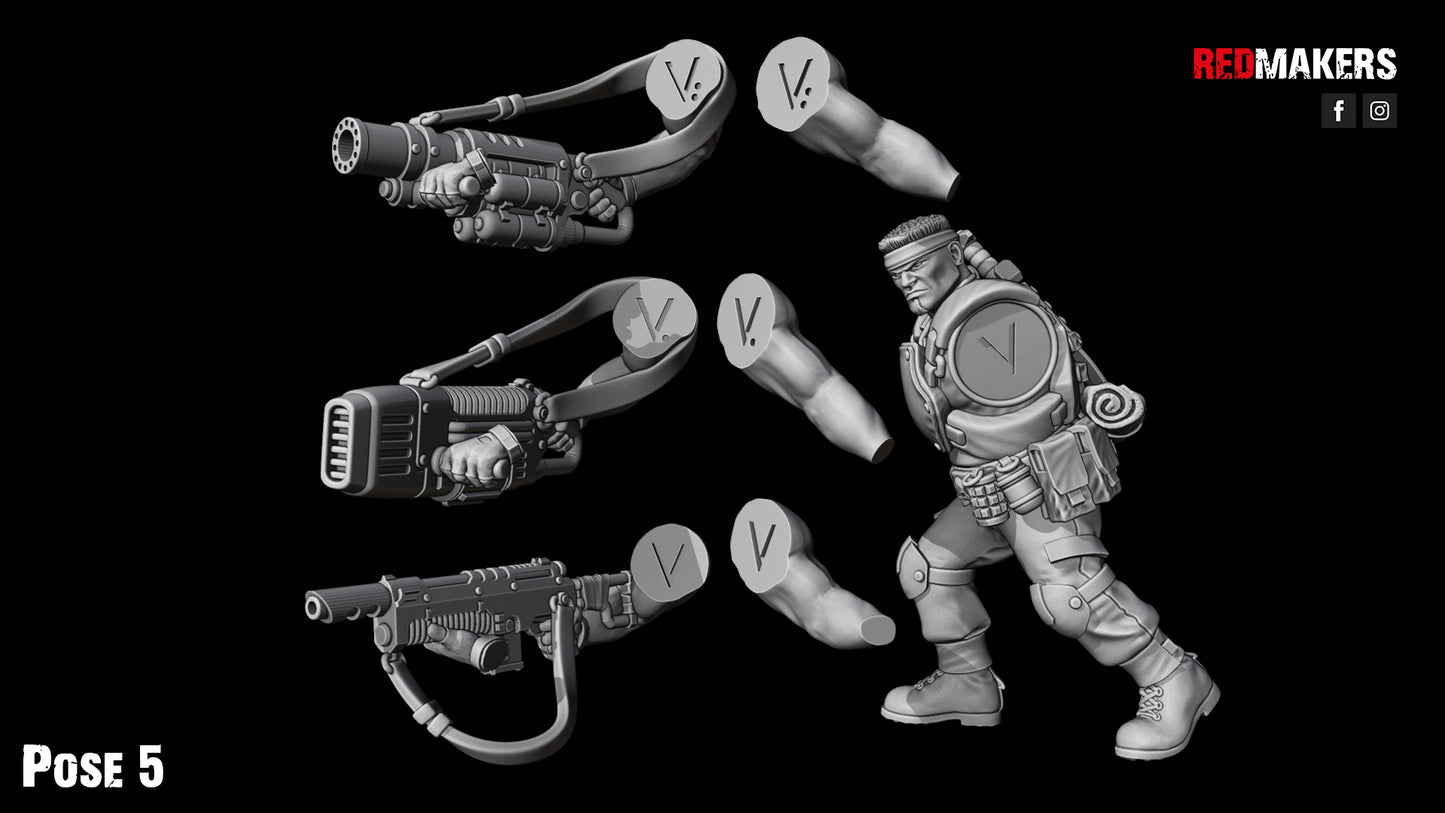 Jungle Fighters-Squad of the Imperial Force (10-Unit Kit or Single Model) by RedMakers